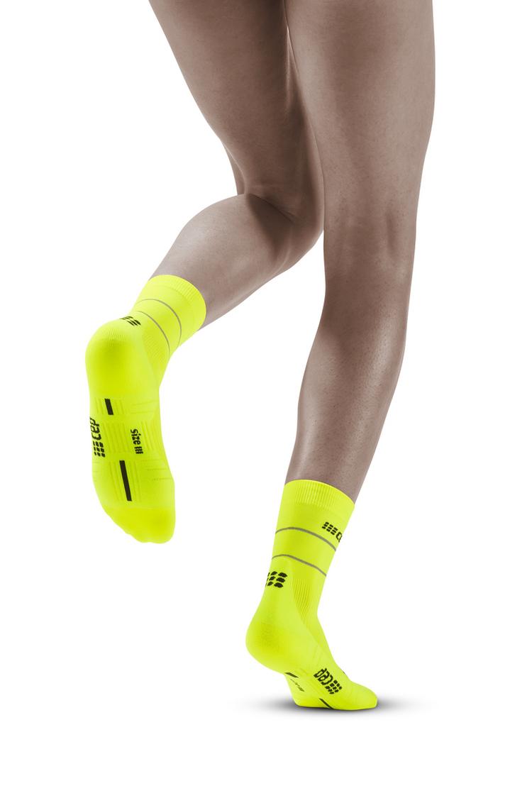 CEP CEP Reflective Mid Cut Socken Damen - neon yellow - 1 | SportScheck