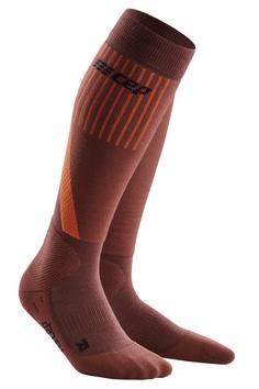 CEP Cold Weather Laufsocken Damen dark orange