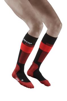 Rückansicht von CEP Laufsocken Damen red