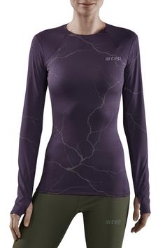 Rückansicht von CEP Funktionsshirt Damen purple