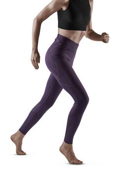 Rückansicht von CEP 3/4-Tights Damen purple