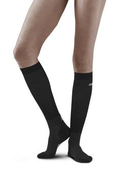 Rückansicht von CEP Laufsocken Damen black/black