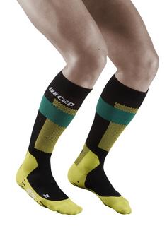 Rückansicht von CEP Laufsocken Herren green