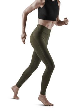 Rückansicht von CEP 3/4-Tights Damen dark green