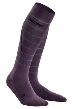 CEP Reflective Laufsocken Herren purple