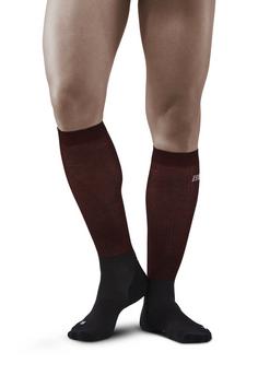 Rückansicht von CEP Laufsocken Herren black/red