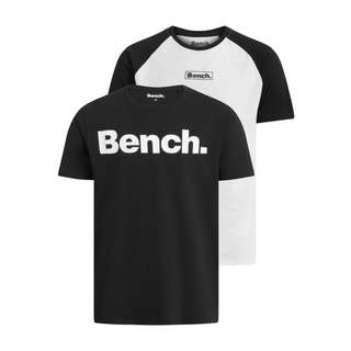 Bench Shiver T-Shirt Herren Black/Ecru Marl