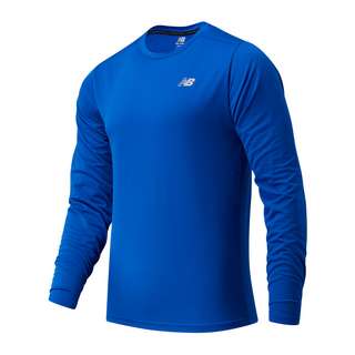 NEW BALANCE Core Sweatshirt Running Laufshirt Herren blau
