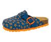 LICO Pantolette Sandalen Jungen - blau/orange