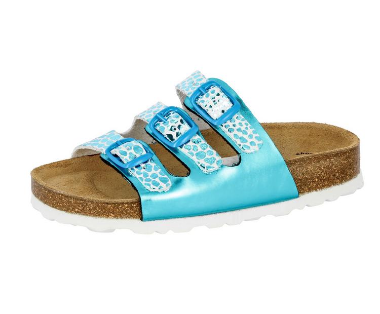LICO LICO Pantolette Sandalen M&auml;dchen - t&uuml;rkis/weiss - 0 | SportScheck