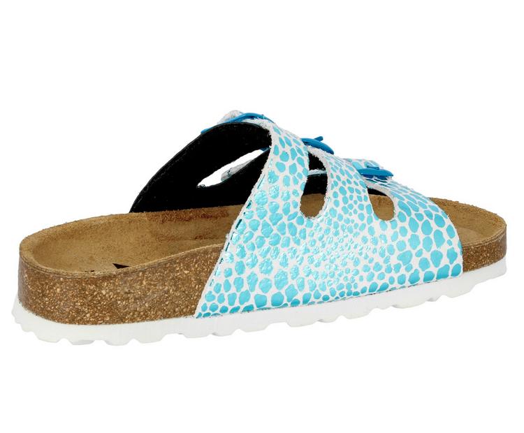 LICO LICO Pantolette Sandalen M&auml;dchen - t&uuml;rkis/weiss - 0 | SportScheck