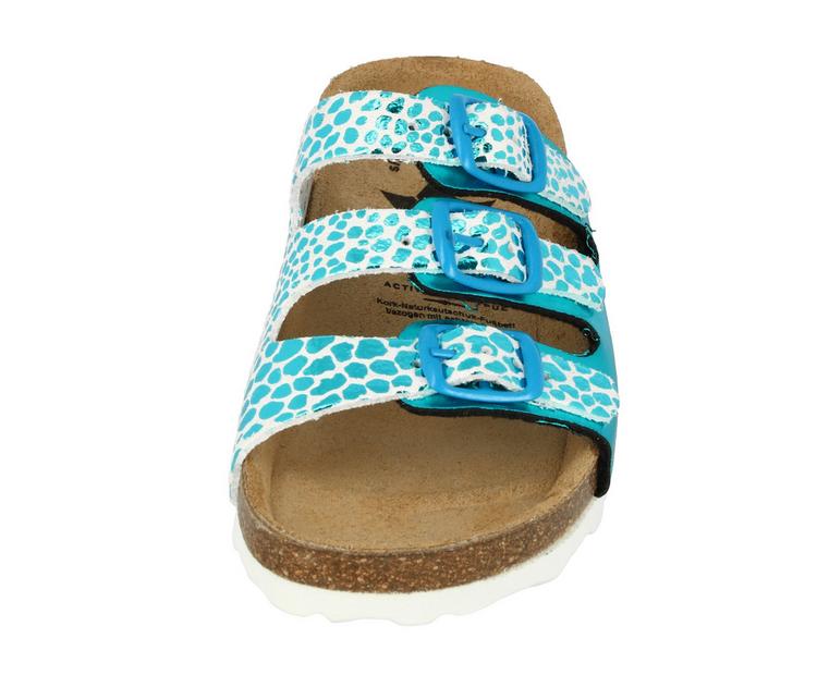 LICO LICO Pantolette Sandalen M&auml;dchen - t&uuml;rkis/weiss - 0 | SportScheck