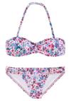 S.OLIVER Bandeau-Bikini Bikini Set Damen - lila-bedruckt
