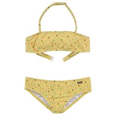 Buffalo Bandeau-Bikini Bikini Set Damen gelb-bedruckt