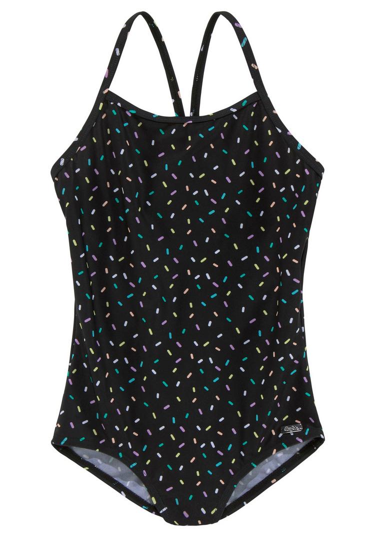 Buffalo Buffalo Badeanzug Badeanzug Damen - schwarz-bedruckt - 0 | SportScheck