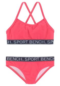 Bench Bustier-Bikini Bikini Set Damen pink