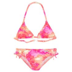 VENICE BEACH Triangel-Bikini Bikini Set Damen bunt-pink