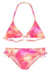 VENICE BEACH Triangel-Bikini Bikini Set Damen - bunt-pink