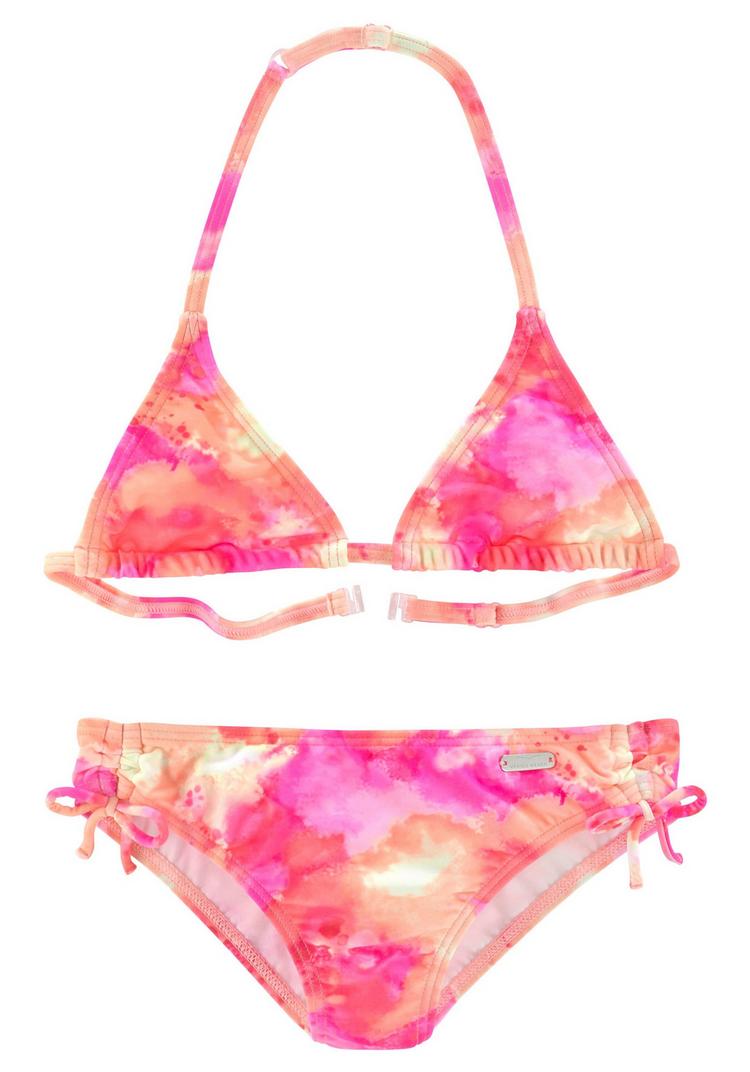 VENICE BEACH VENICE BEACH Triangel-Bikini Bikini Set Damen - bunt-pink - 0 | SportScheck