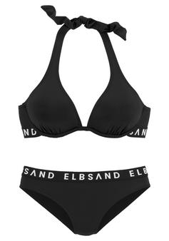 ELBSAND Bügel-Bikini Bikini Set Damen schwarz