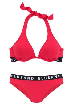 ELBSAND Bügel-Bikini Bikini Set Damen rot