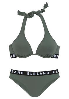ELBSAND Bügel-Bikini Bikini Set Damen oliv
