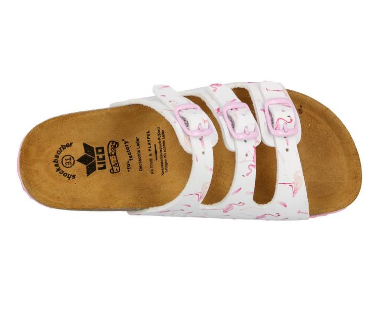 LICO LICO Pantolette Sandalen M&auml;dchen - weiss/rosa - 1 | SportScheck