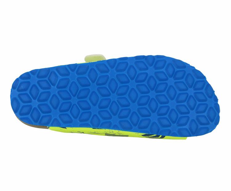 LICO LICO Pantolette Sandalen M&auml;dchen - neongelb/blau - 2 | SportScheck