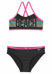 Bench Bustier-Bikini Bikini Set Damen - schwarz