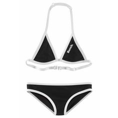 Bench Triangel-Bikini Bikini Set Damen schwarz-weiß