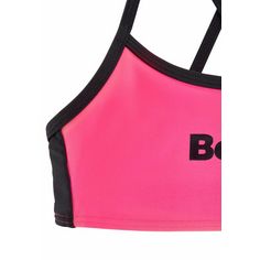 Rückansicht von Bench Bustier-Bikini Bikini Set Damen pink-schwarz