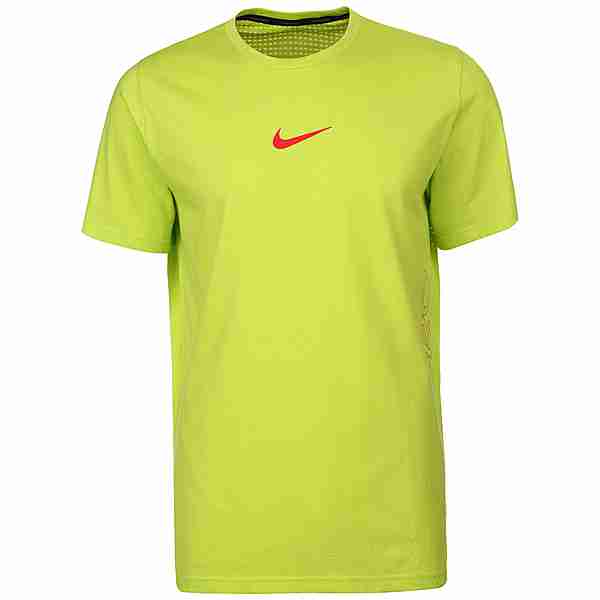 Nike Burnout Funktionsshirt Herren grün / weiß