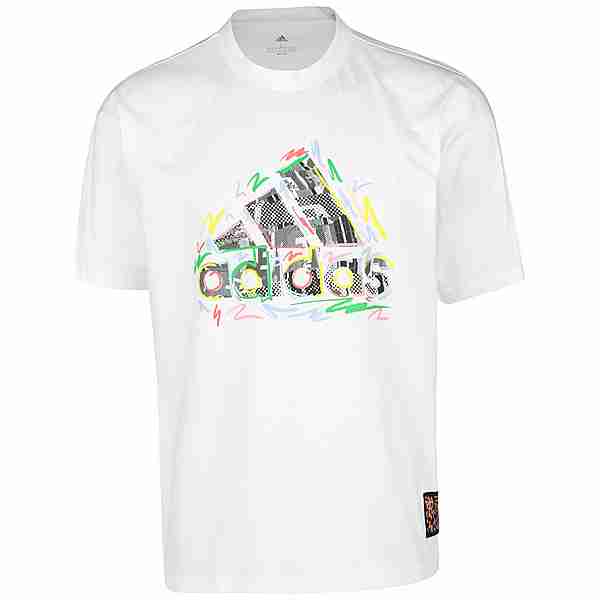 adidas Pride T-Shirt Herren weiß