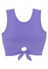 VENICE BEACH Crop-Bikini-Top Bikini Oberteil Damen - flieder