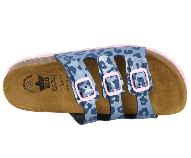 LICO LICO Pantolette Sandalen M&auml;dchen - blau/rosa - 1 | SportScheck
