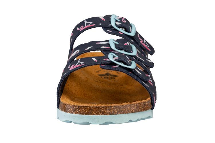 LICO LICO Pantolette Sandalen M&auml;dchen - marine/pink - 0 | SportScheck