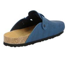 Rückansicht von LICO Clog Sandalen Herren blau