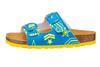 LICO Pantolette Sandalen Jungen - blau/gelb