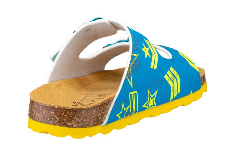 LICO LICO Pantolette Sandalen Jungen - blau/gelb - 0 | SportScheck