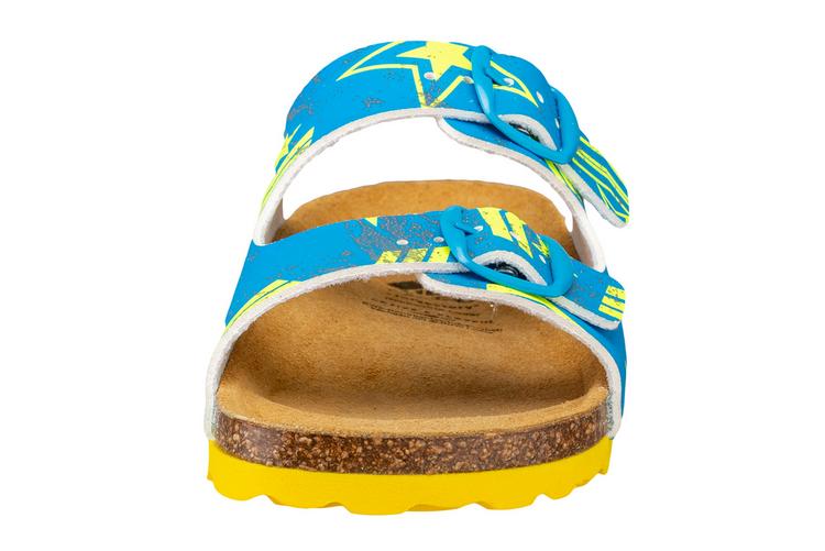 LICO LICO Pantolette Sandalen Jungen - blau/gelb - 0 | SportScheck
