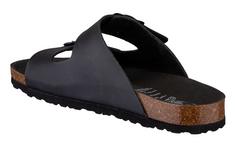 Rückansicht von LICO Pantolette Sandalen Herren schwarz