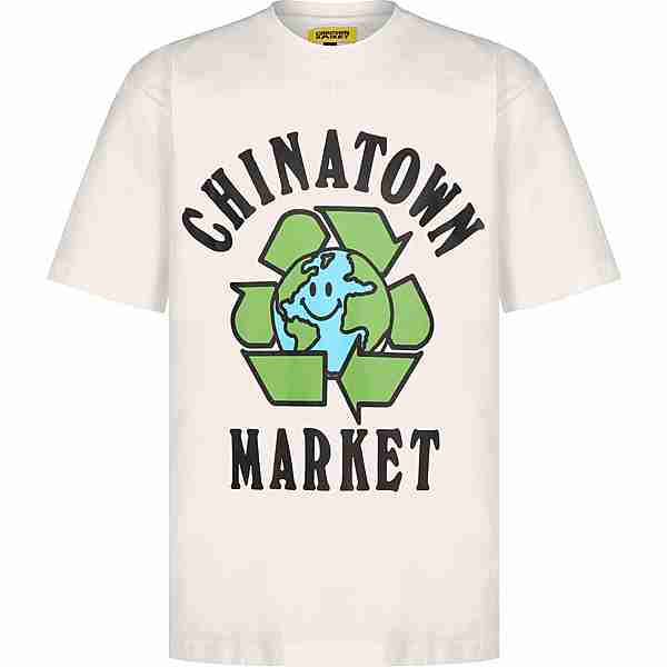 Market Recycle Global T-Shirt Herren weiß