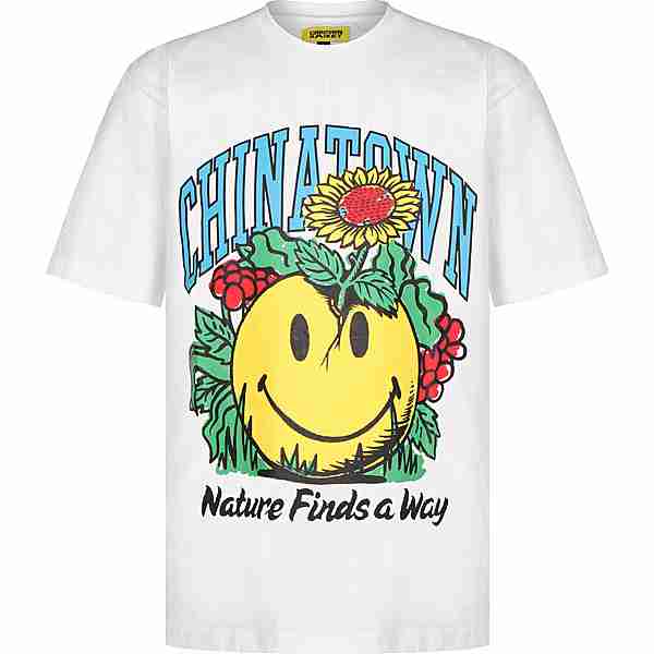 Market Smiley Planter T-Shirt Herren weiß