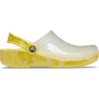 Crocs Classic Translucent Bleach Hausschuhe gelb
