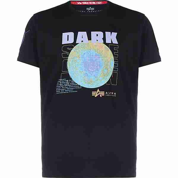 Alpha Industries Dark Side T-Shirt Herren schwarz