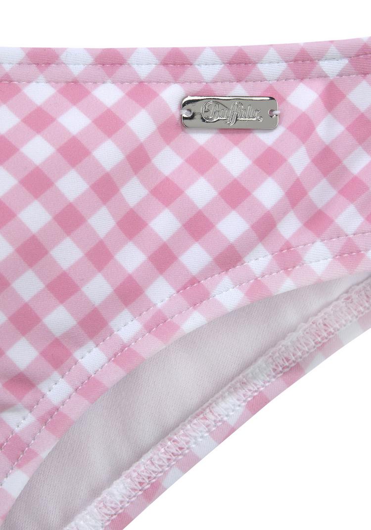 Buffalo Buffalo Bandeau-Bikini Bikini Set Damen - rosa-wei&szlig; - 0 | SportScheck