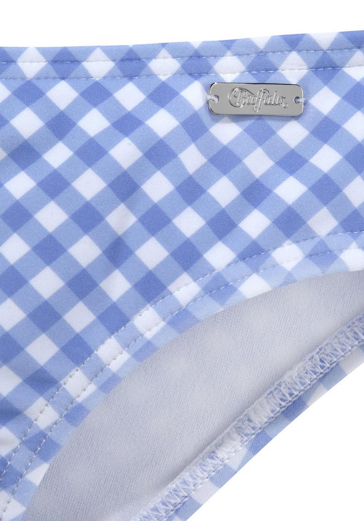 Buffalo Buffalo Bandeau-Bikini Bikini Set Damen - hellblau-wei&szlig; - 0 | SportScheck