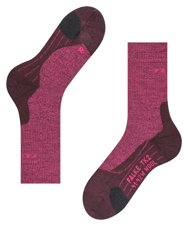 Falke Falke TK2 EXPLORE WOOL Socken Damen - burgundy - 3 | SportScheck