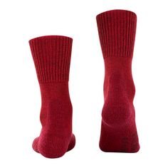 Rückansicht von Falke Merino Socken Laufsocken Damen scarlet (8280)