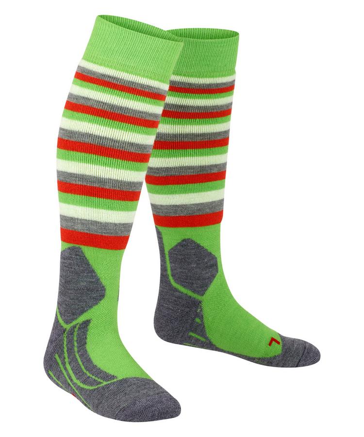 Falke Falke SK2 Intermediate Stripes Ski Socken Kinder - vivid green (7231) - 0 | SportScheck